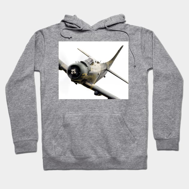 A-1 Skyraider Head-On Pass Hoodie by acefox1